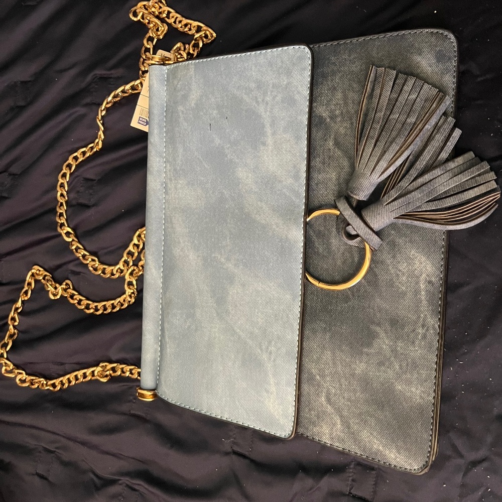 Flat Clutch/cross body handbag - New